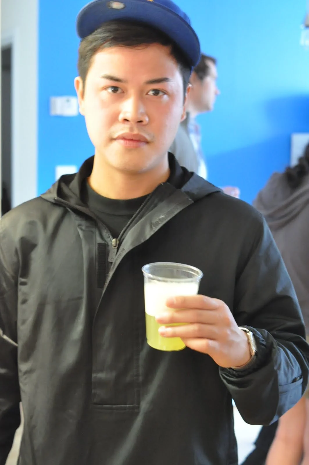 Happy ginger beer drinker, Binh.
