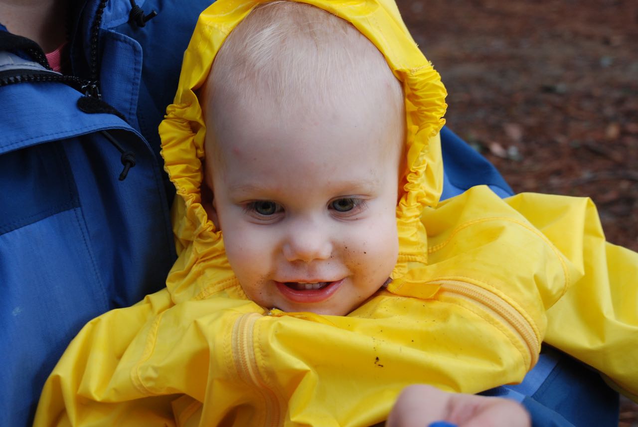 3 month old Cousin Caleb in Algonquin Park