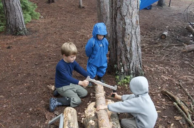 Luke and Noah working as a team