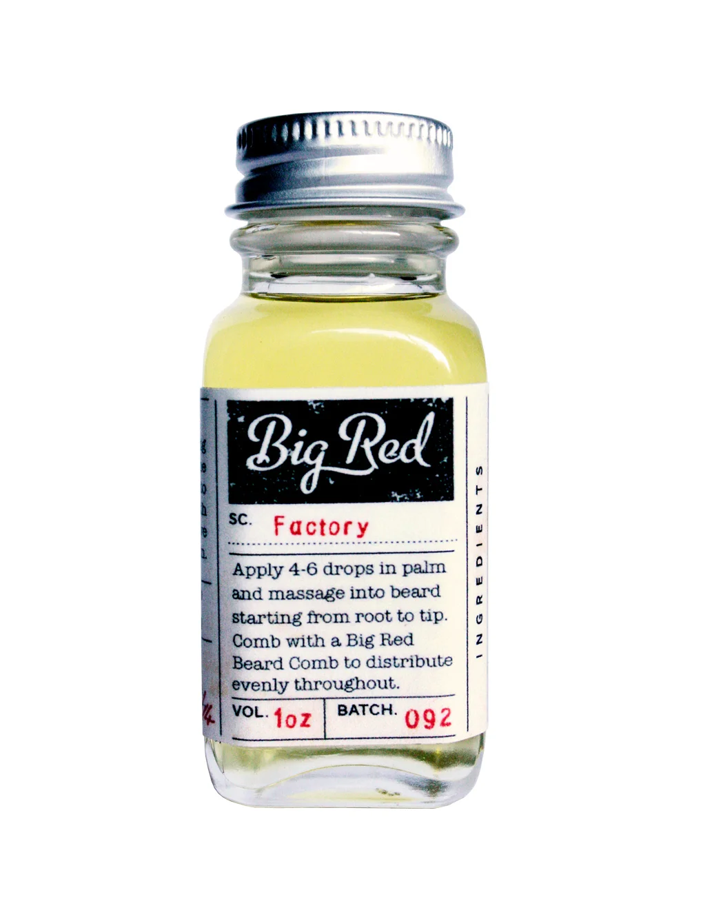 Big Red Beard Oil 1 oz. – Factory