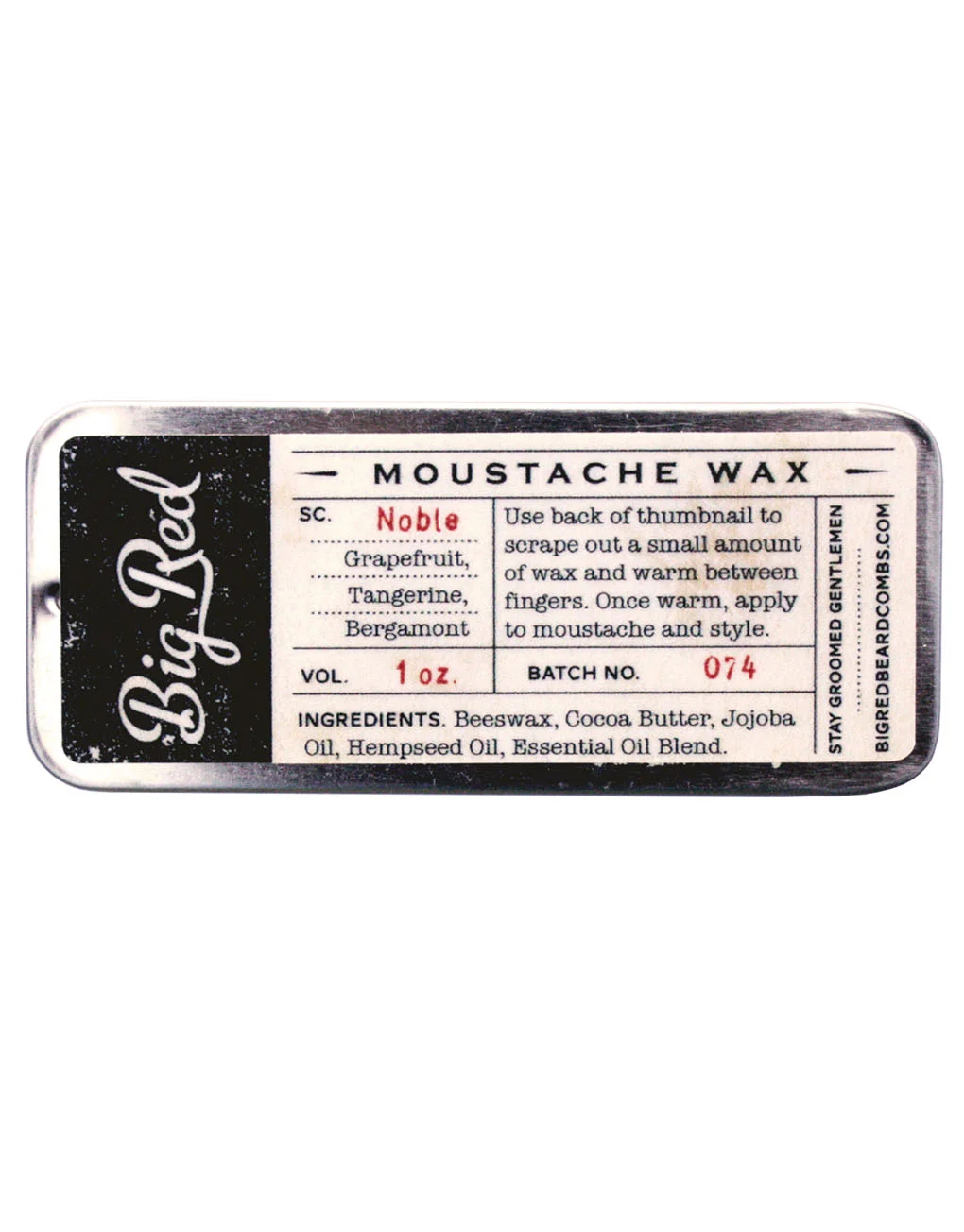 Big Red Moustache Wax 1 oz. – Noble