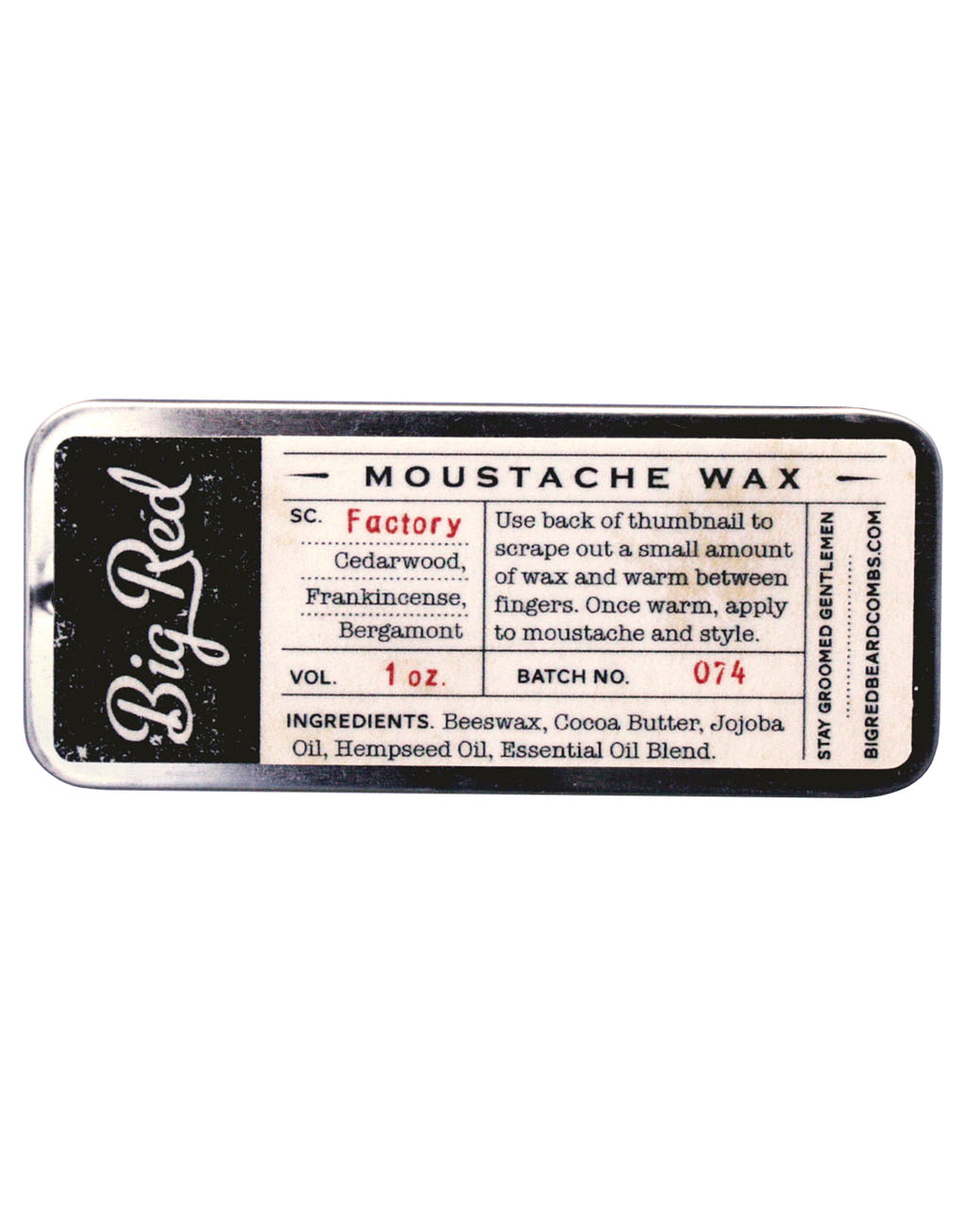 Big Red Moustache Wax 1 oz. – Factory