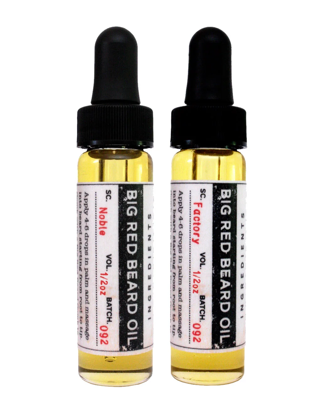 Big Red Beard Oil 1/2 oz. Duo