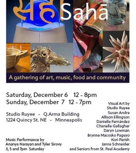 Studio Ruyee invites the community to a Holiday Open Studio event on December 6&ndash;7. Visitors are welcome to stop by, browse new and seasonal collections, and learn more about the artisans and processes behind the work.

Event Highlights
Guests w