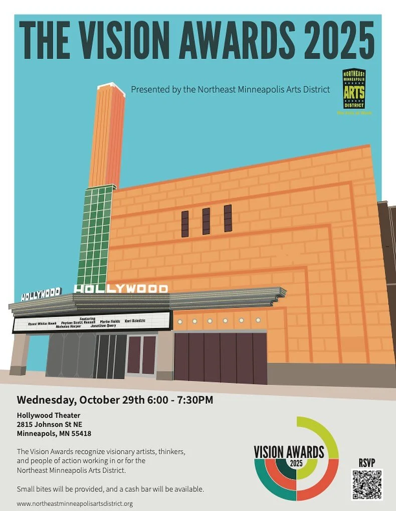 🎉 We&rsquo;re so proud to share that our amazing building captain has been named a 2025 Northeast Minneapolis Arts District Vision Award recipient! 🏆👏

This honor recognizes artists + leaders who help shape and strengthen our vibrant arts communit