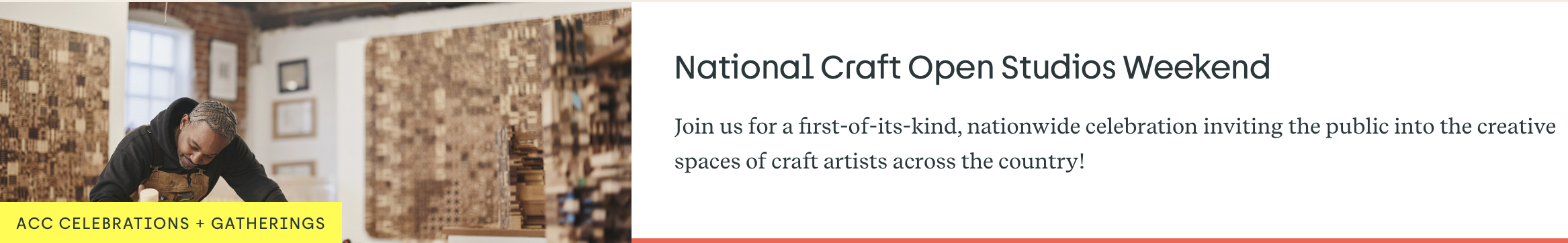 National Craft Open Studios Weekend