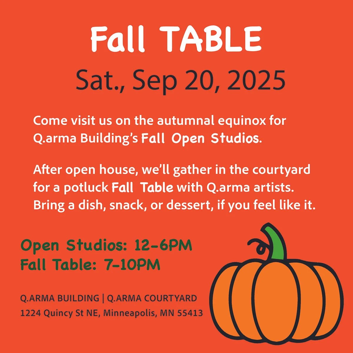 Fall Open Studios
