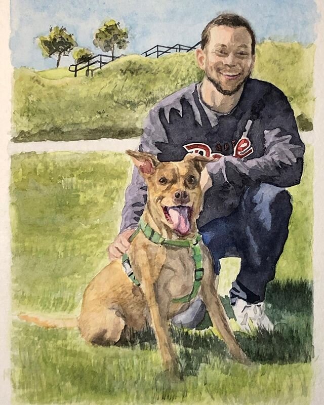 The Sidekick

5x7 inches, watercolor on paper, 2020
.
.
.
#watercolor #commission  #watercolorportrait #watercolorpainting #watercolordog #commissionsopen #petportrait #watercolorpetportrait #dogportrait  #gooddog