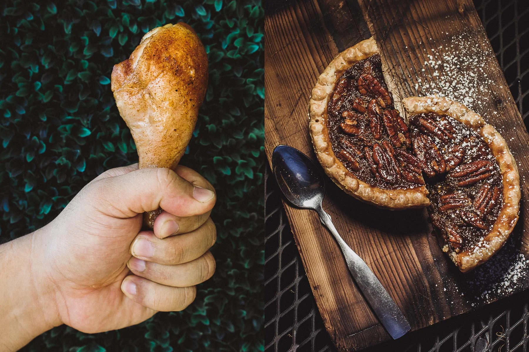 BBQ Chicken & Pecan Pie