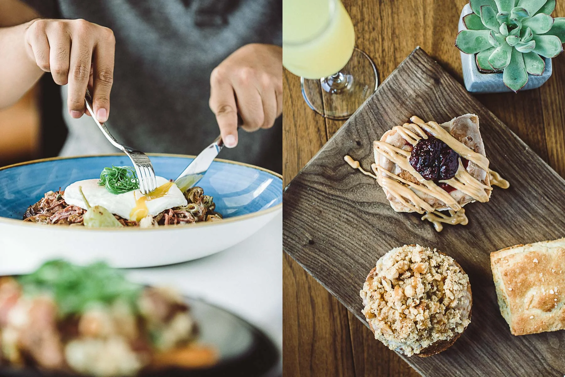 Food photography at Hob Nob Restaurant in Jacksonville, Florida.