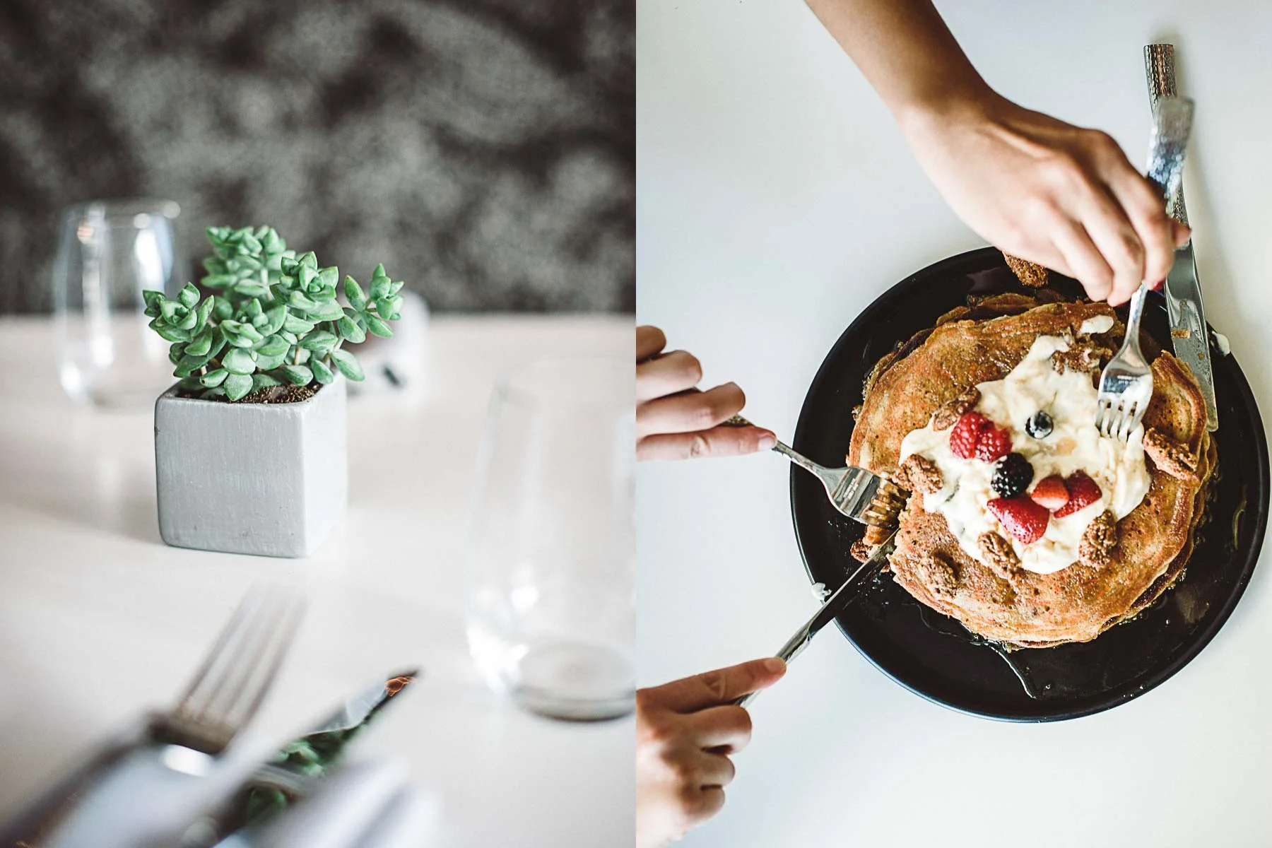 Pancakes for brunch and restaurant details in Jacksonville, Florida.