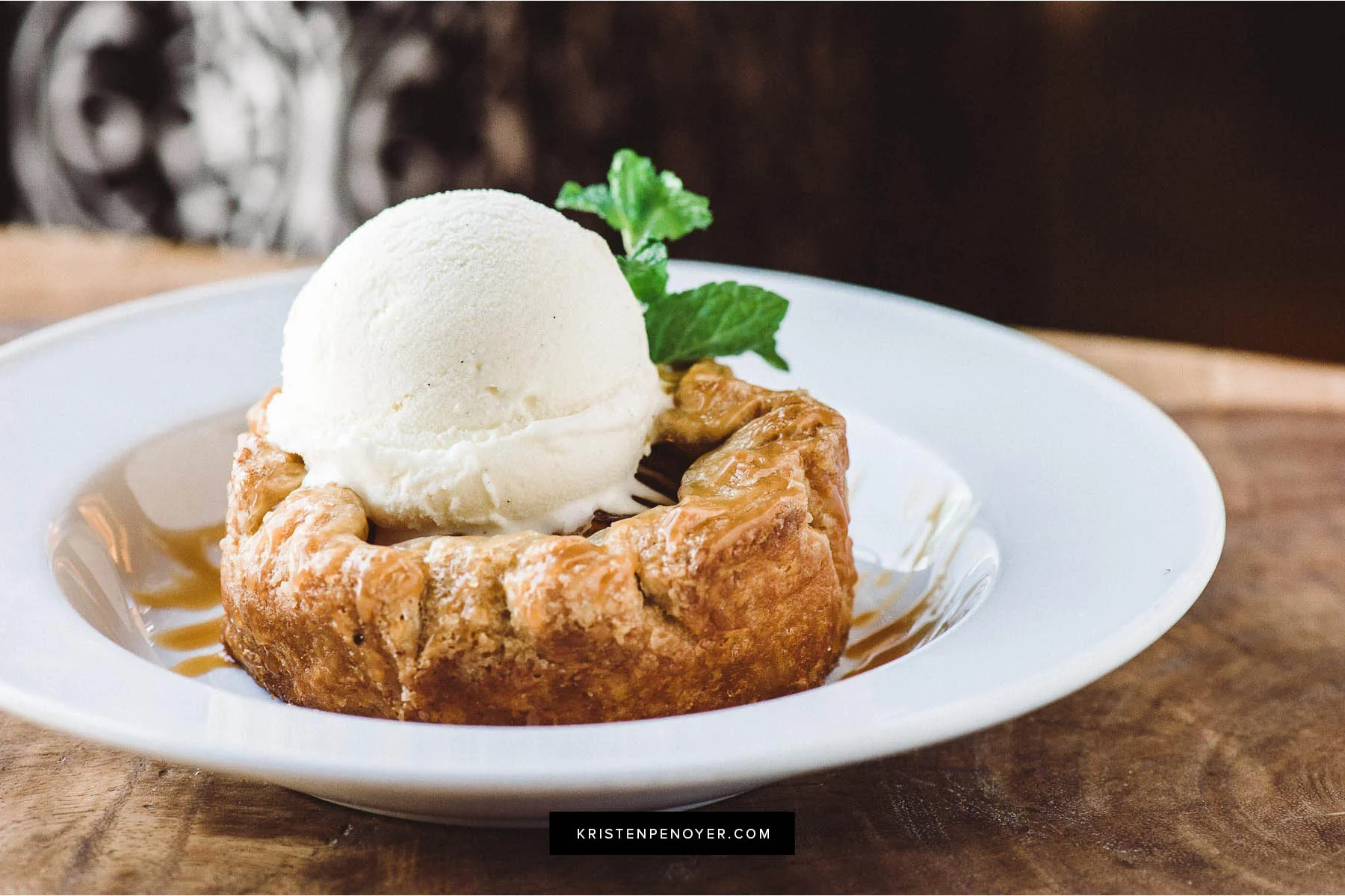 Dessert photography at Bistro AIX restaurant in Jacksonville, Florida.
