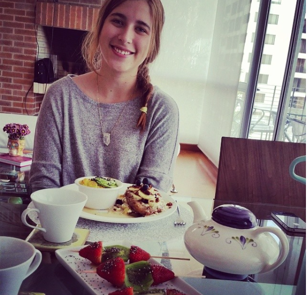 2014 Bogota cooking Brunch for my dear Natalia Swarz!