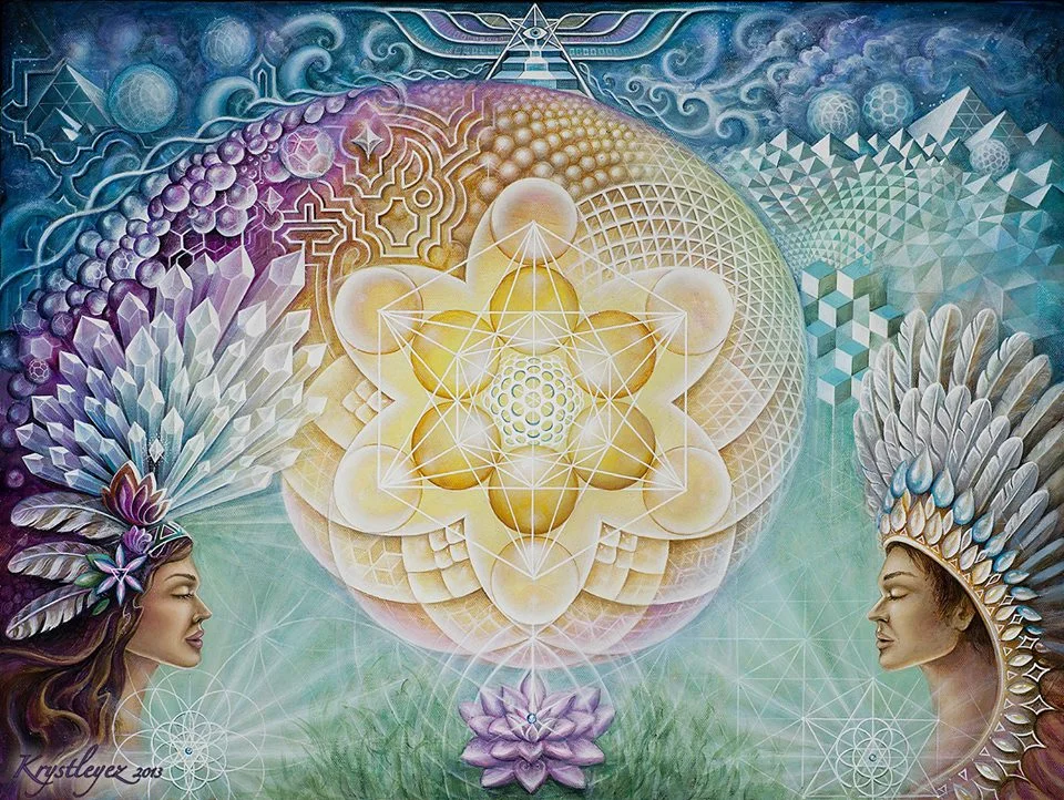 "Heart of the Mirror" acrylic on canvas 2013