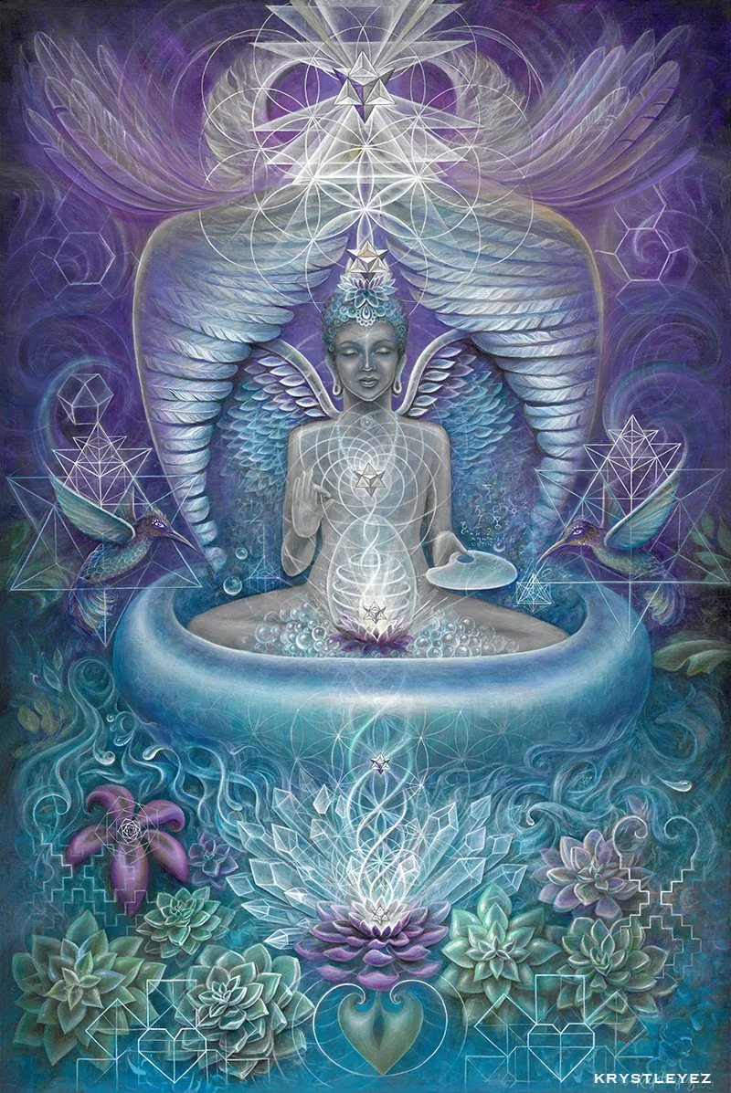 "Alchemy" acrylic on canvas 24" x 36" 2012-2015