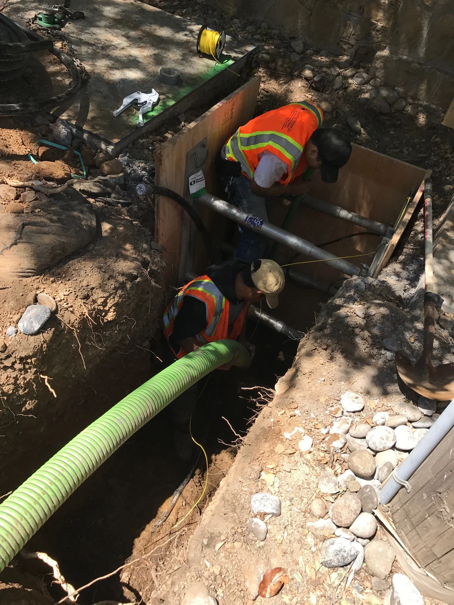 STREET SEWER LATERAL TIE-IN — APEX DIRECTIONAL DRILLING