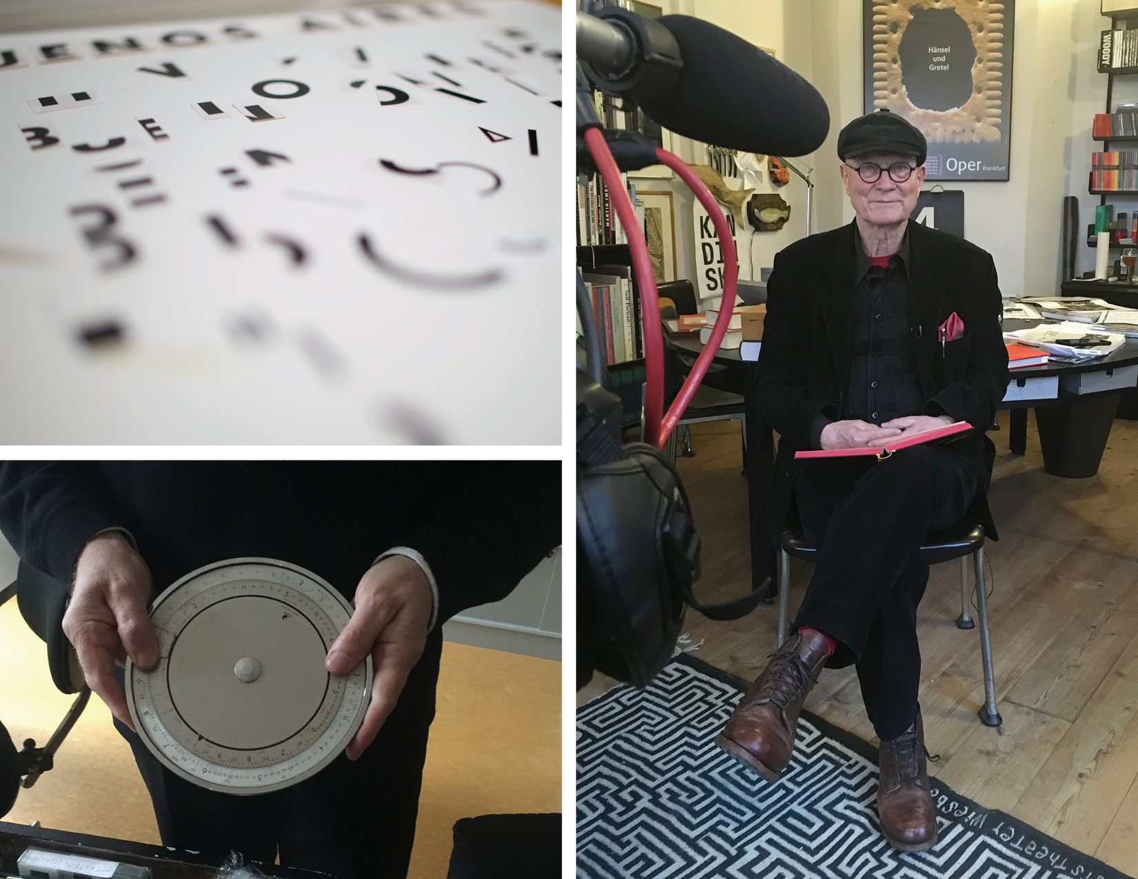 Top left is the work of Bernard Stein, bottom is Stein's proportion wheel and on the left is the great photo-illustrator, Gunter Rambow.