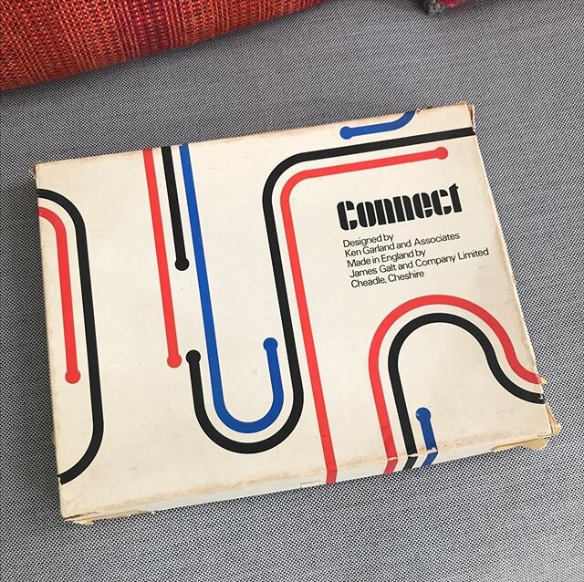 Stayed with a friend and look what she had on her shelf. The beloved &ldquo;Connect&rdquo; designed by Ken Garland and Associates!