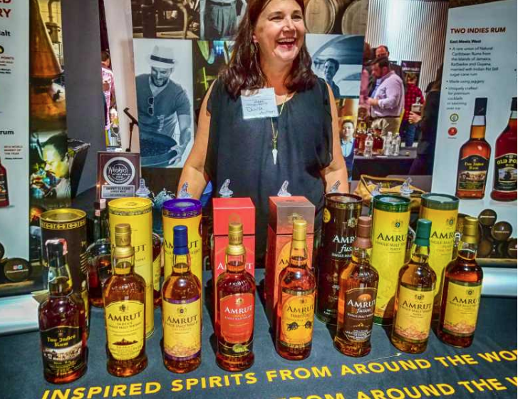 Amrut’s impressive line up at the Whiskies of the World event in Austin
