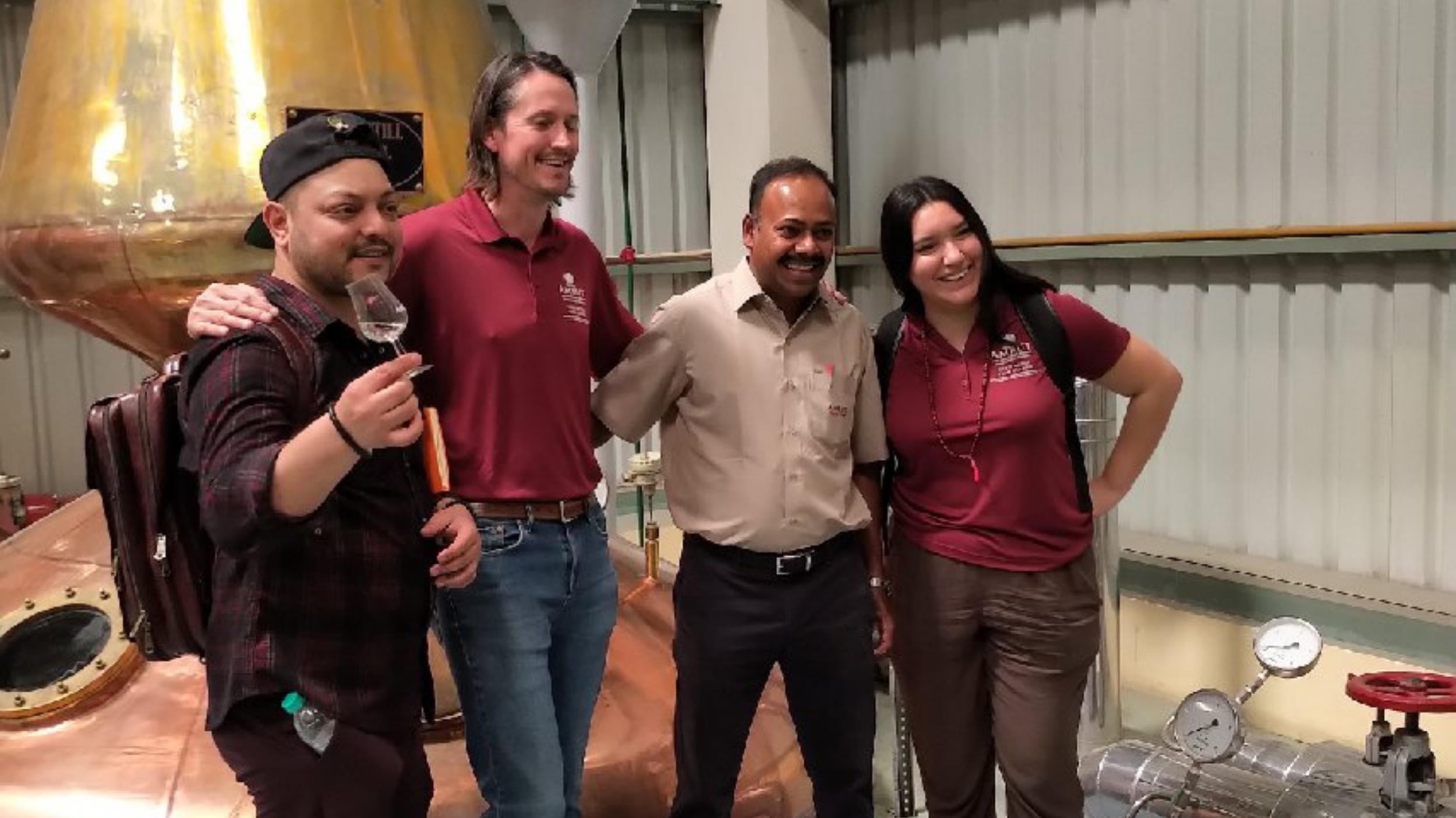 Glass Revolution Travelled to Amrut Distilleries in India