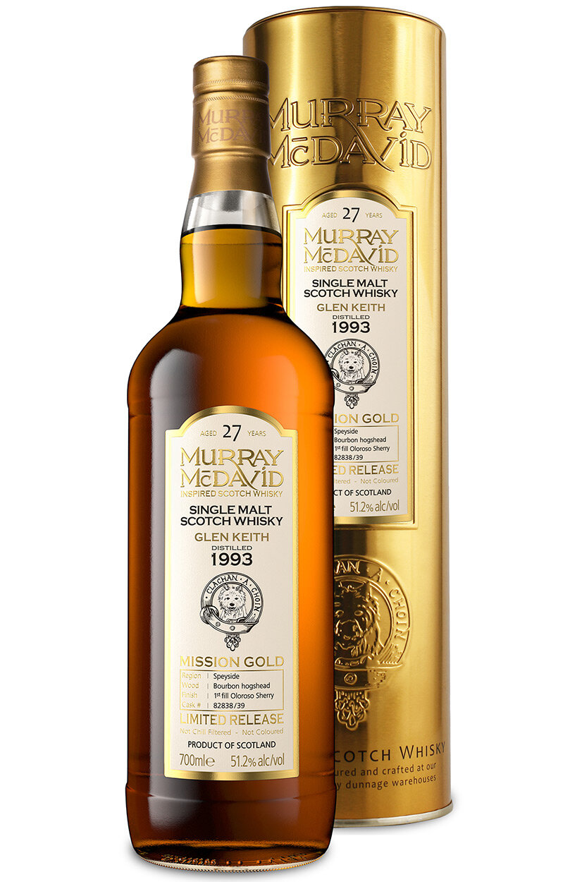 Murray McDavid Mission Gold - GLEN KEITH 27YO Single Malt Scotch Whisky   