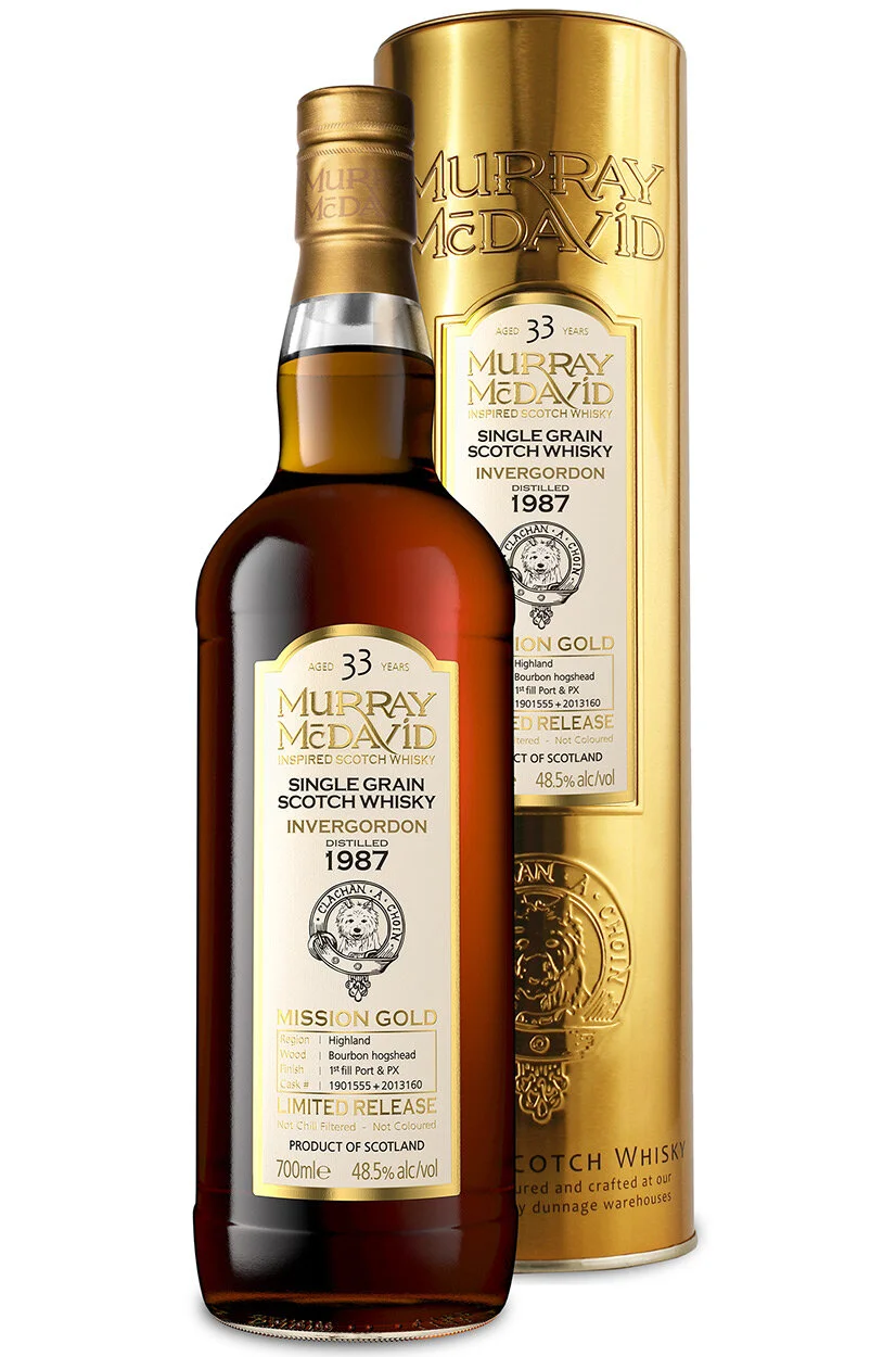 Murray McDavid Mission Gold 34年 700ml Murray McDavid 34 Year Old Mission Gold Single Grain Scotch