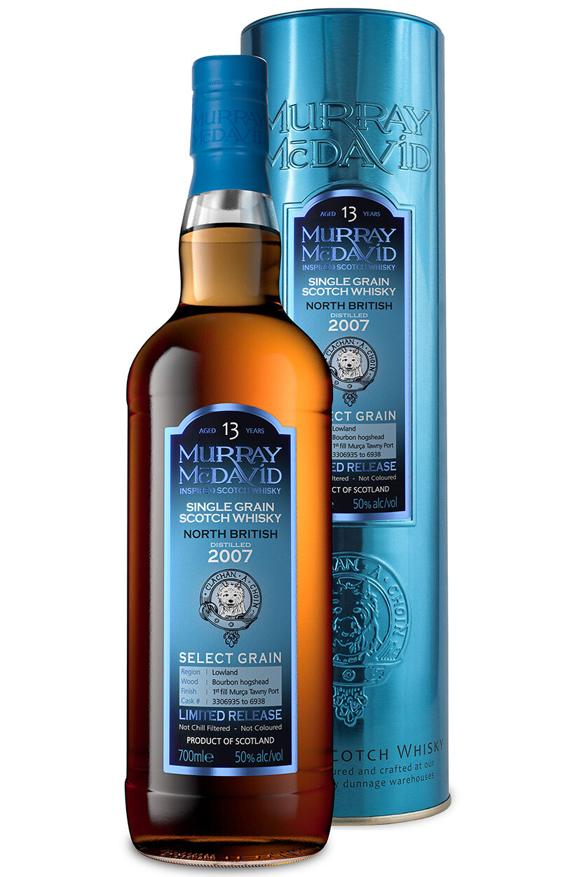 Murray McDavid Select Grain -  NORTH BRITISH  13YO Single Grain Scotch Whisky 
