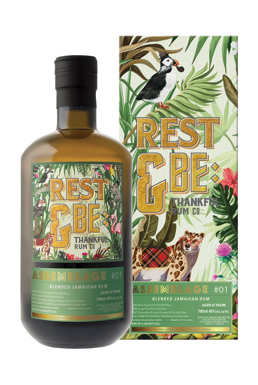 REST & BE THANKFUL ASSEMBLAGE #01 13YO Jamaican Rum
