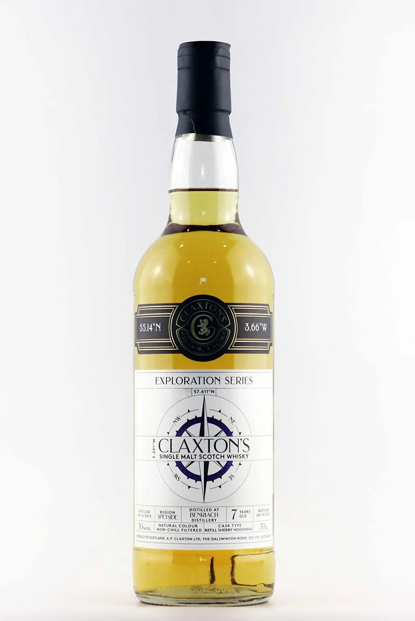 Claxton's BENRIACH 7YO Single Malt Scotch Whisky