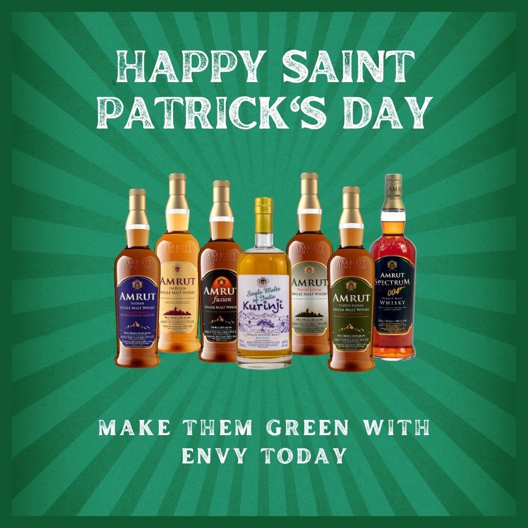 Legendary Amrut Indian Single Malt Whisky is up for every celebration. 

Where to buy: https://www.glassrev.com/where-to-buy#amrut 

#amrut #whisky #happystpatricksday2024 #green #luckyday