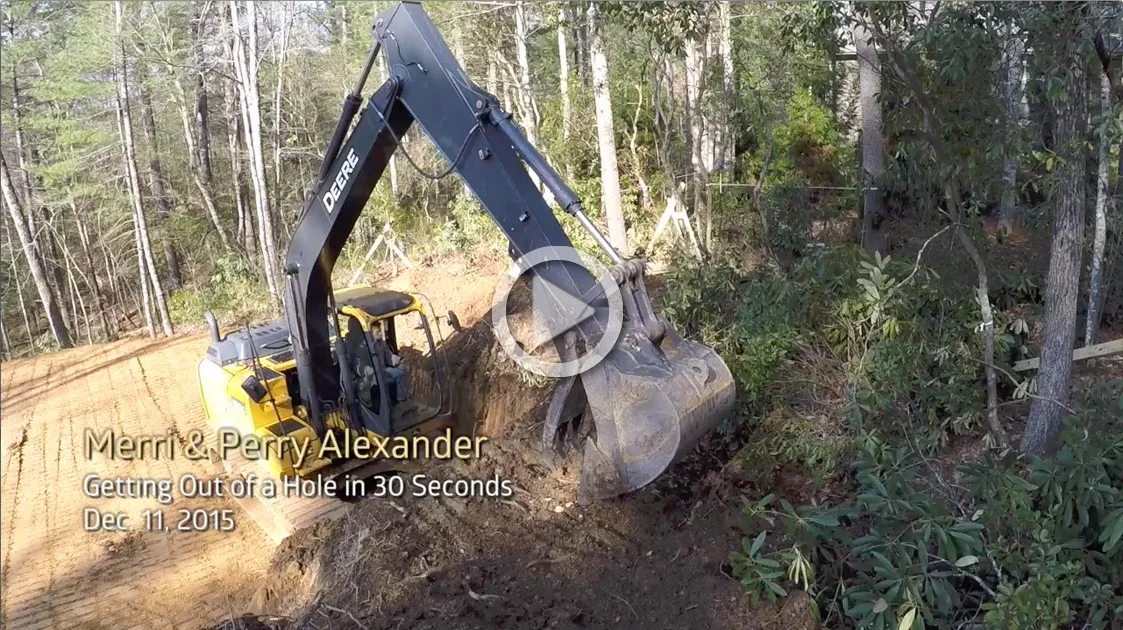 Bootstrapping a 30,000-lb. Track Hoe