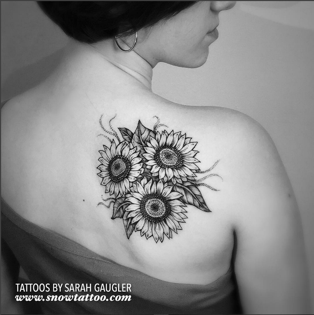 Cusotm+Sarahgaugler+Sunflower+Sunflowers+Sunflowerstattoo+Tattoo+Line+Art+Original+Flash+Tattoo+by+Sarah+Gaugler+at+Snow+Tattoo+New+York+NYC.jpg