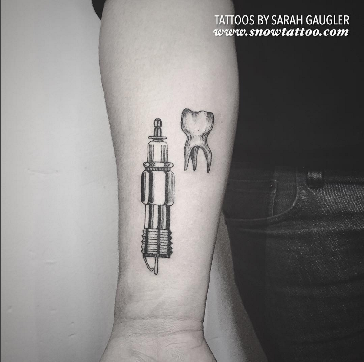 Cusotm+Tooth_JiggerCruz_Jigger+Tattoo+Line+Art+Original+Flash+Tattoo+by+Sarah+Gaugler+at+Snow+Tattoo+New+York+NYC.jpg