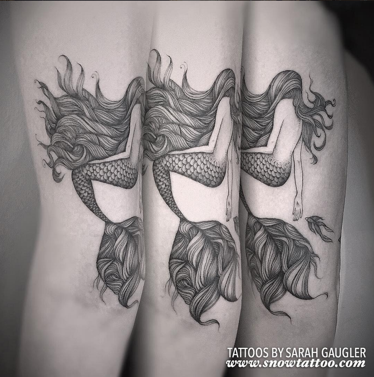 Sarah Gaugler Snow Tattoo Custom Signature Original Mermaid Intricate Detailed Authentic Fine Line Finelinetattoo dotwork Blackwork New York Best Tattoos Best Tattoo Artist NYC SarahgauglerMermaid.png