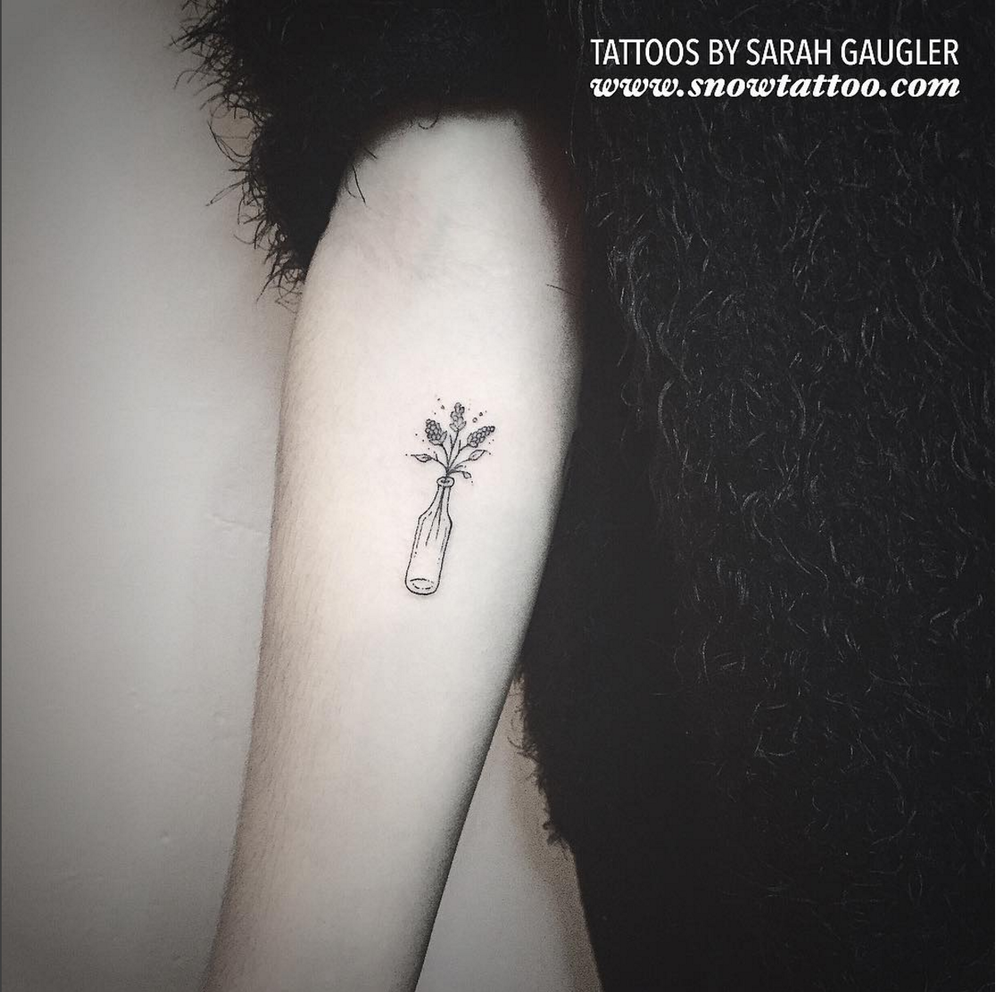 Cusotm+FlowerInVase+Flowers+Vase+Tattoo+Line+Art+Original+Flash+Tattoo+by+Sarah+Gaugler+at+Snow+Tattoo+New+York+NYC.png