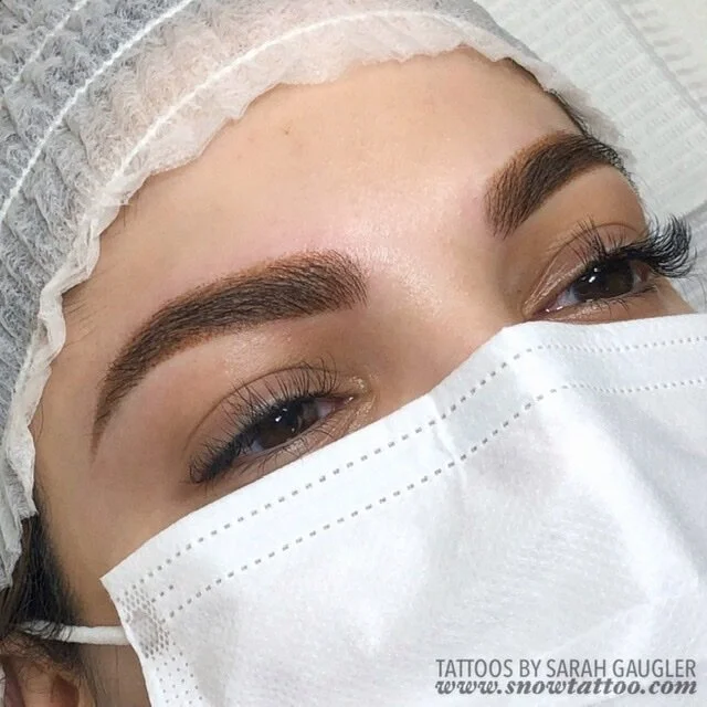 Ombré Brow by Sarah Gaugler, Snow Tattoo NYC