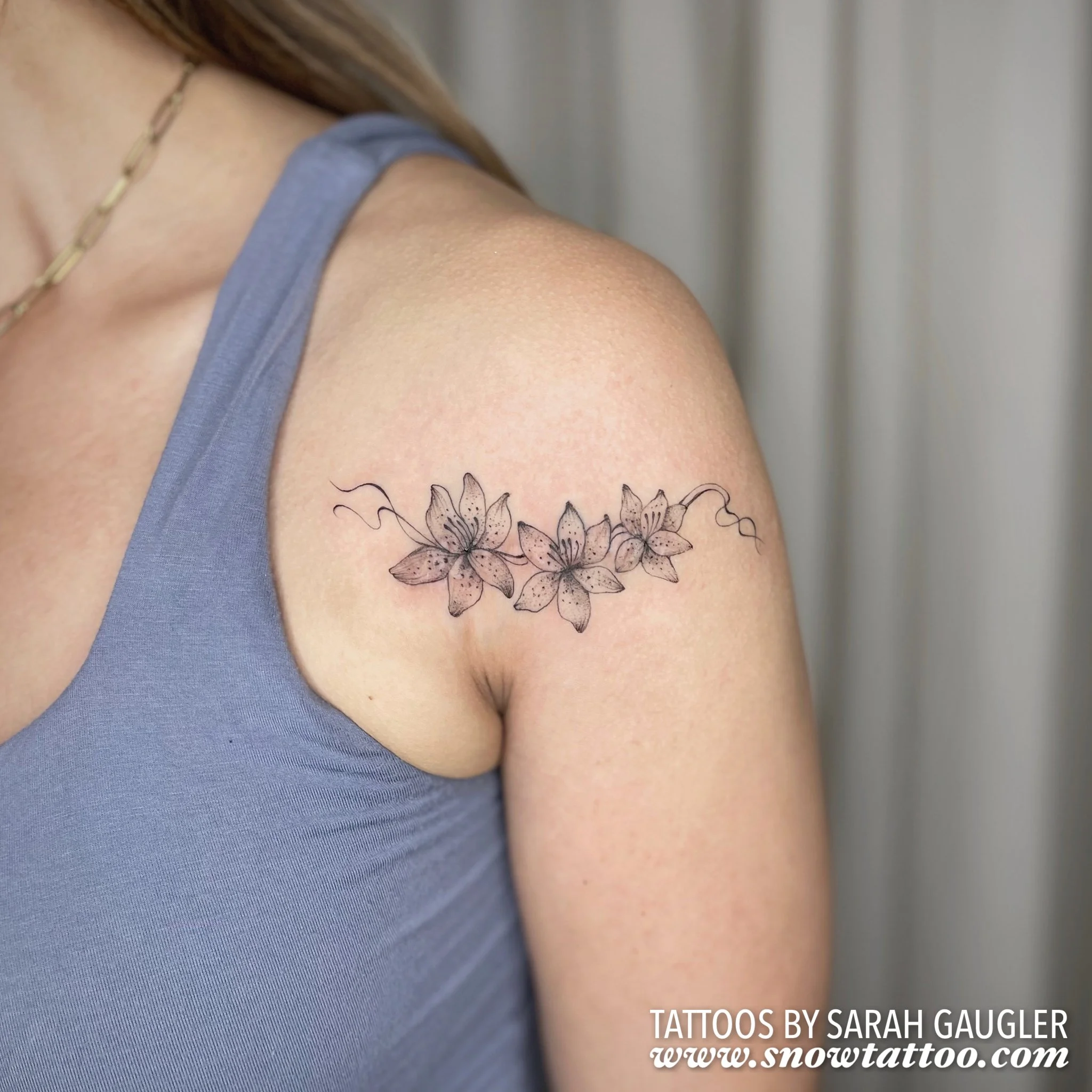 Scar Cover Up Tattoo by Sarah Gaugler at Snow Tattoo New York