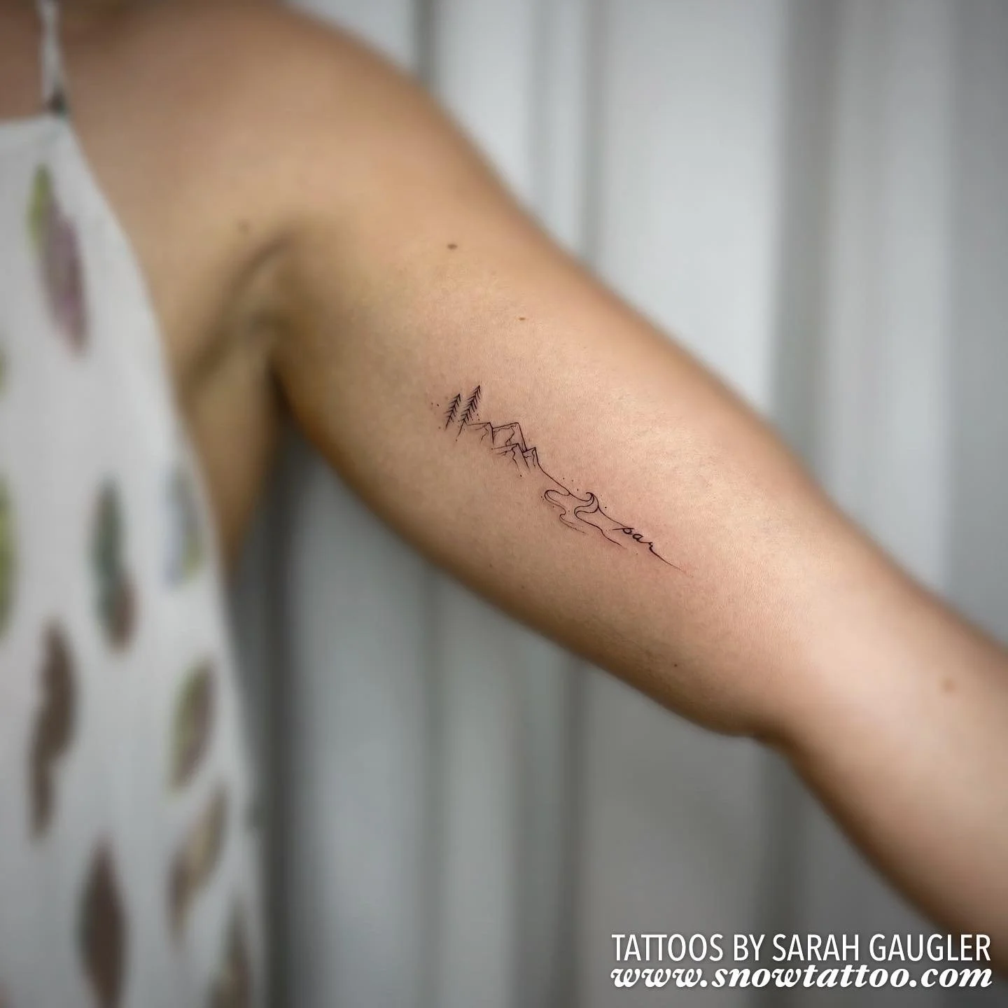 Signature Custom Designed Fine Line Delicate Dainty Intricate Tattoo by Sarah Gaugler Snow Tattoo New York Best Tattoos Best Tattoo Artist NYC Tribeca