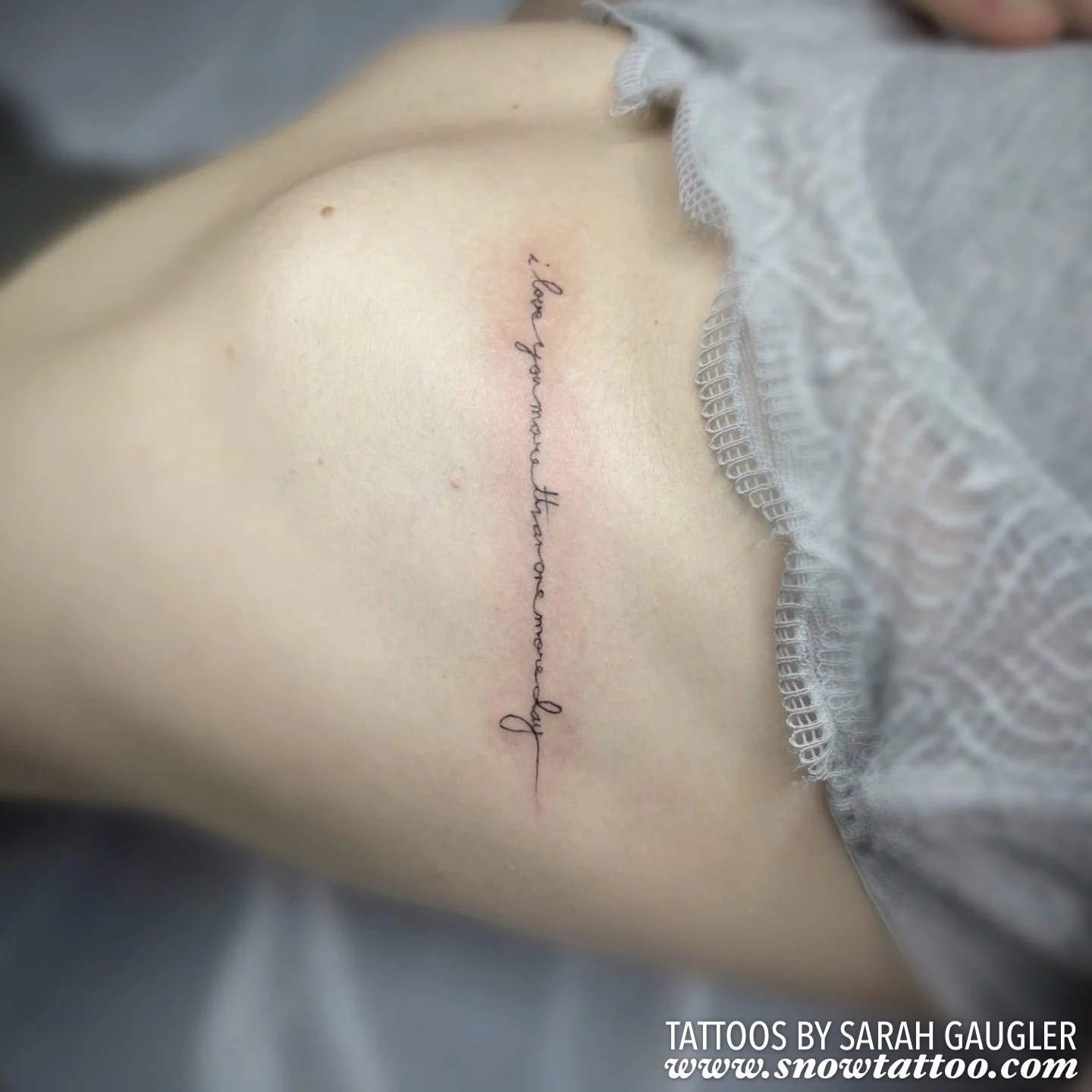 Signature Custom Designed Fine Line Delicate Dainty Intricate Tattoo by Sarah Gaugler Snow Tattoo New York Best Tattoos Best Tattoo Artist NYC Tribeca