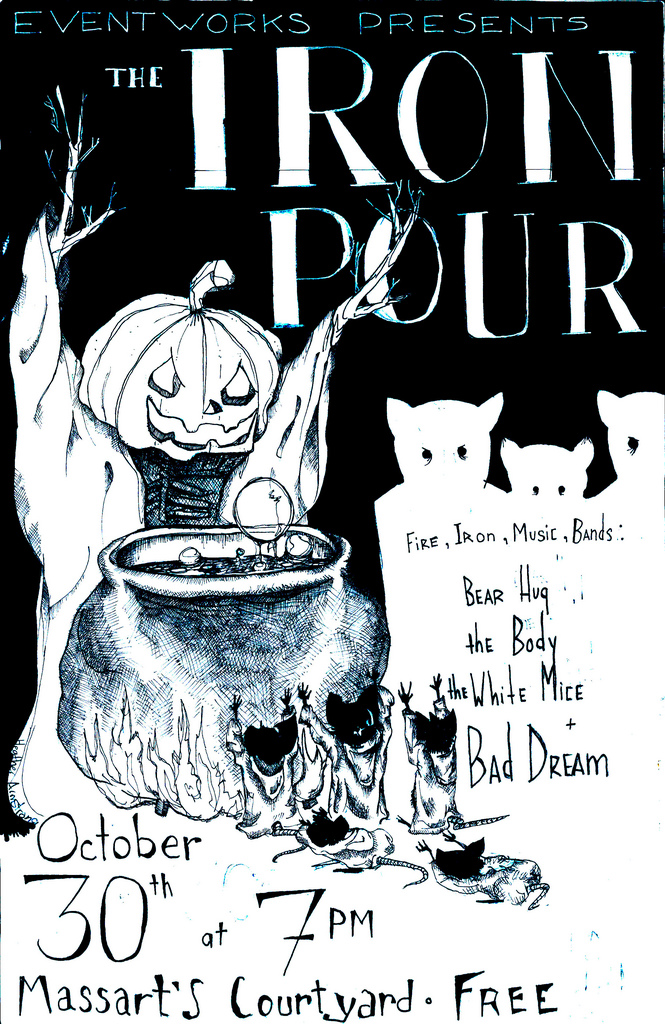 Iron Pour Poster