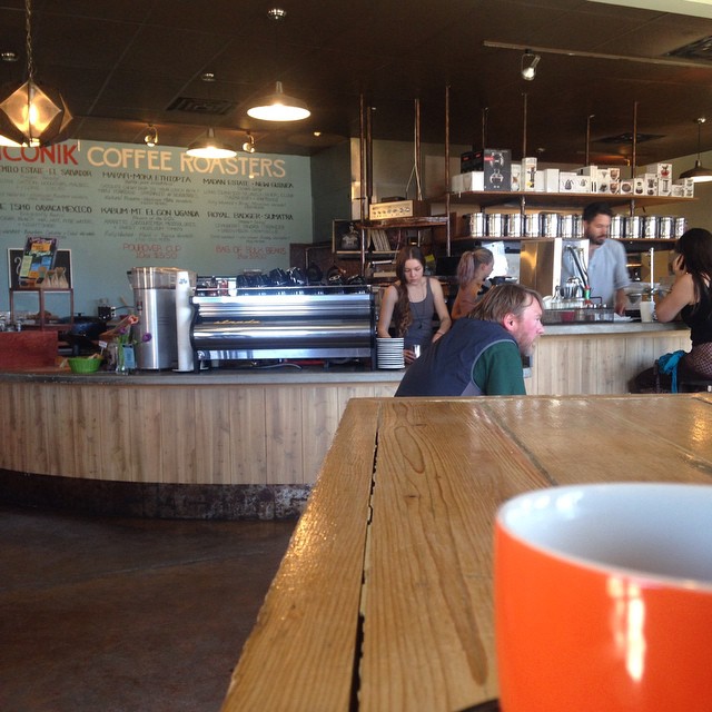 a coffee shop a friend of mine worked at while he lived in Santa Fe became an important place for me to unwind.