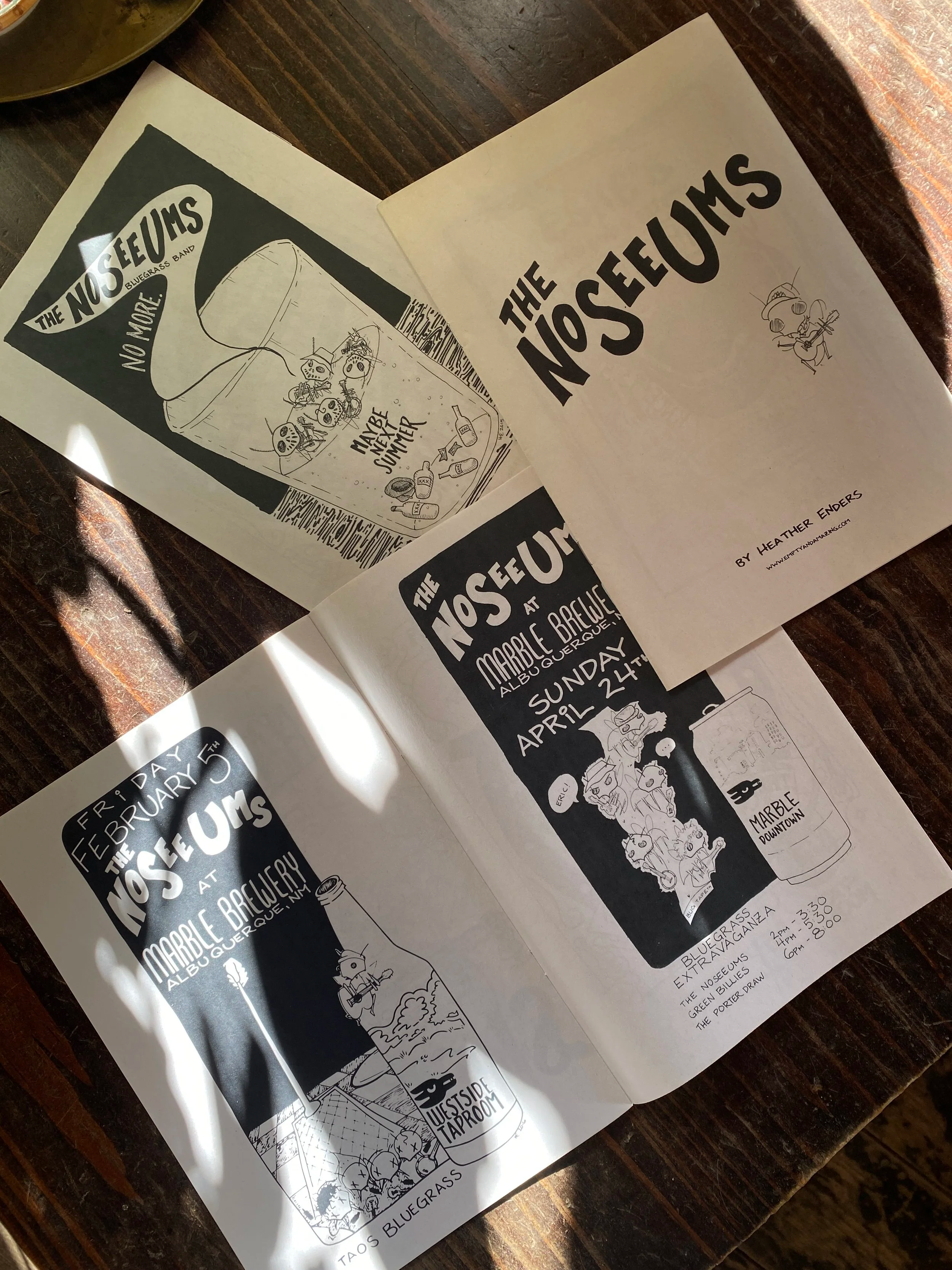 Zine, Noseeums Posters