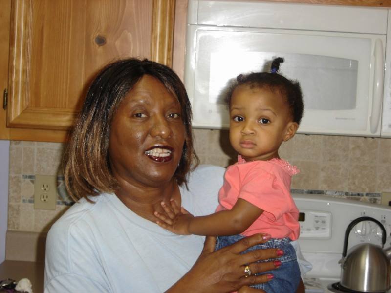 My mother with my daughter Honor Kristianna.