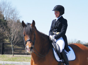 Dressage Freestyle demonstration at the Piedmont Horse Expo