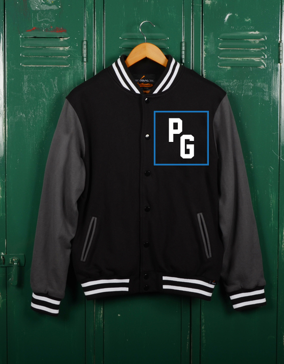 Fleece Letterman_Black&Charcoal_front.Custom.jpg