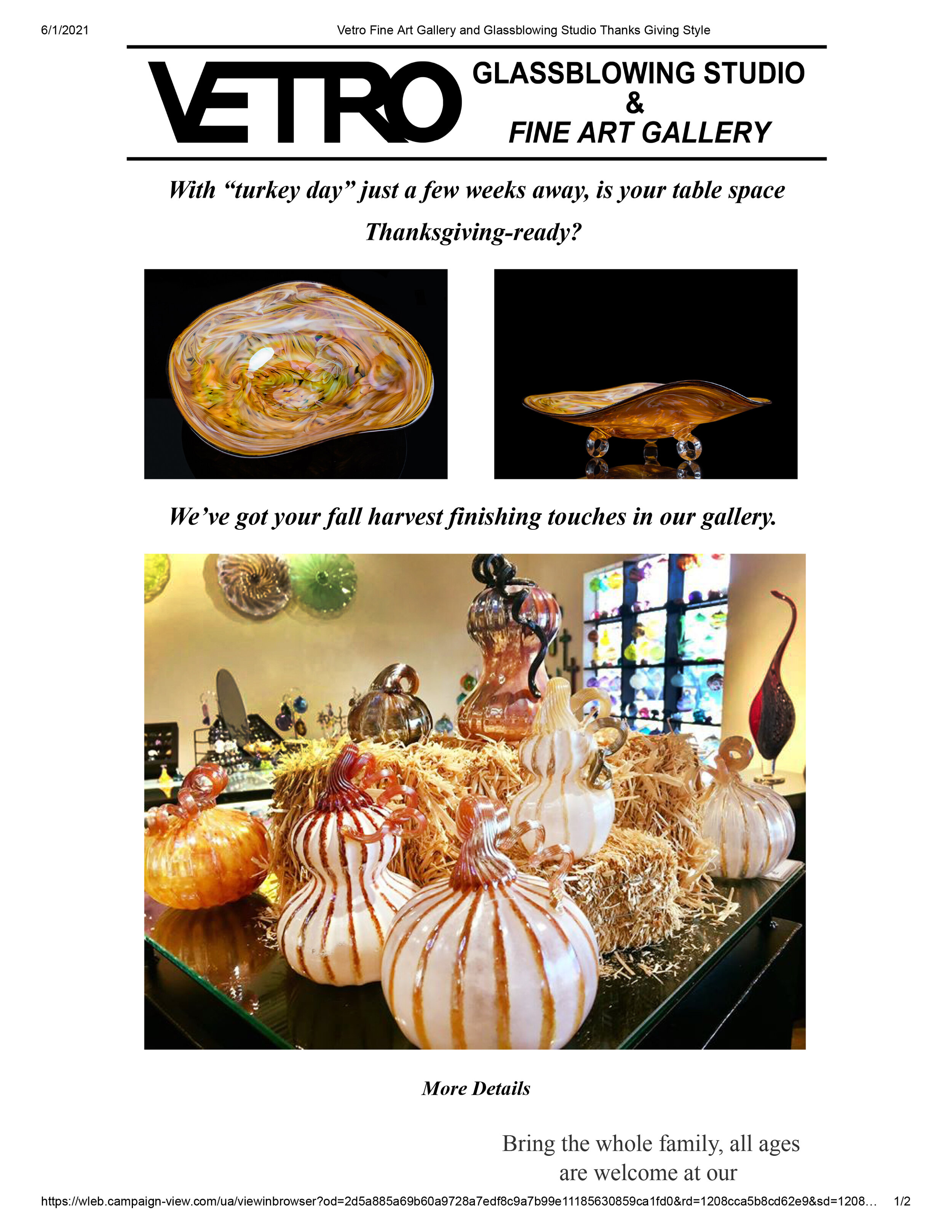 Email Campaigns -Vetro Glassblowing Studio - fall harvest finishing touches-1.jpg