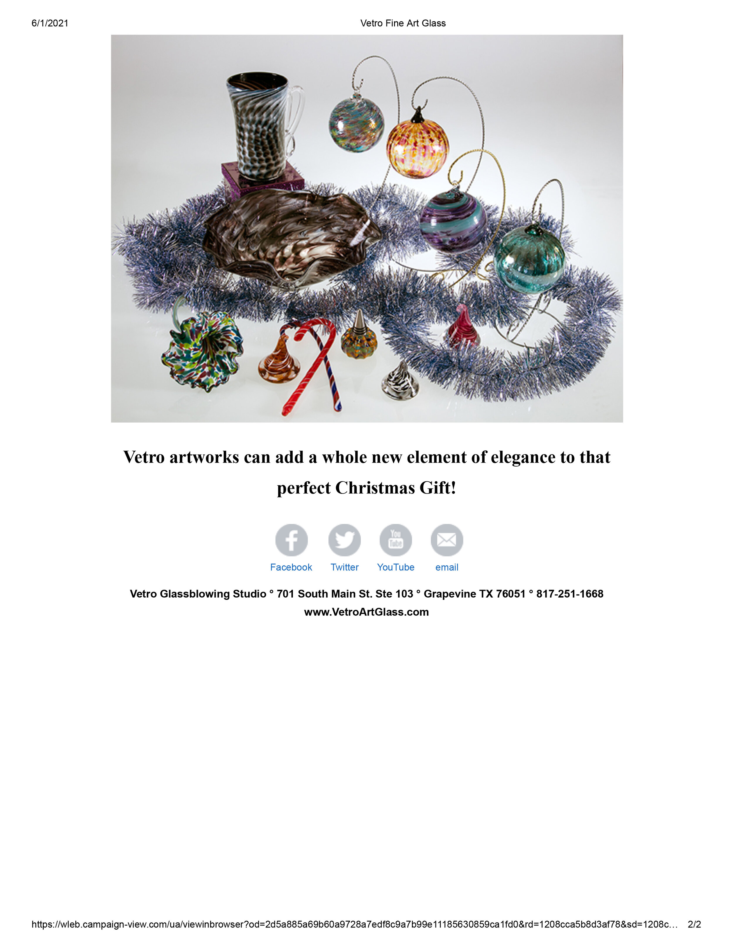 Email Campaigns -Vetro Glassblowing Studio - This year let Vetro create a unique Gift of Glass for you-2.jpg