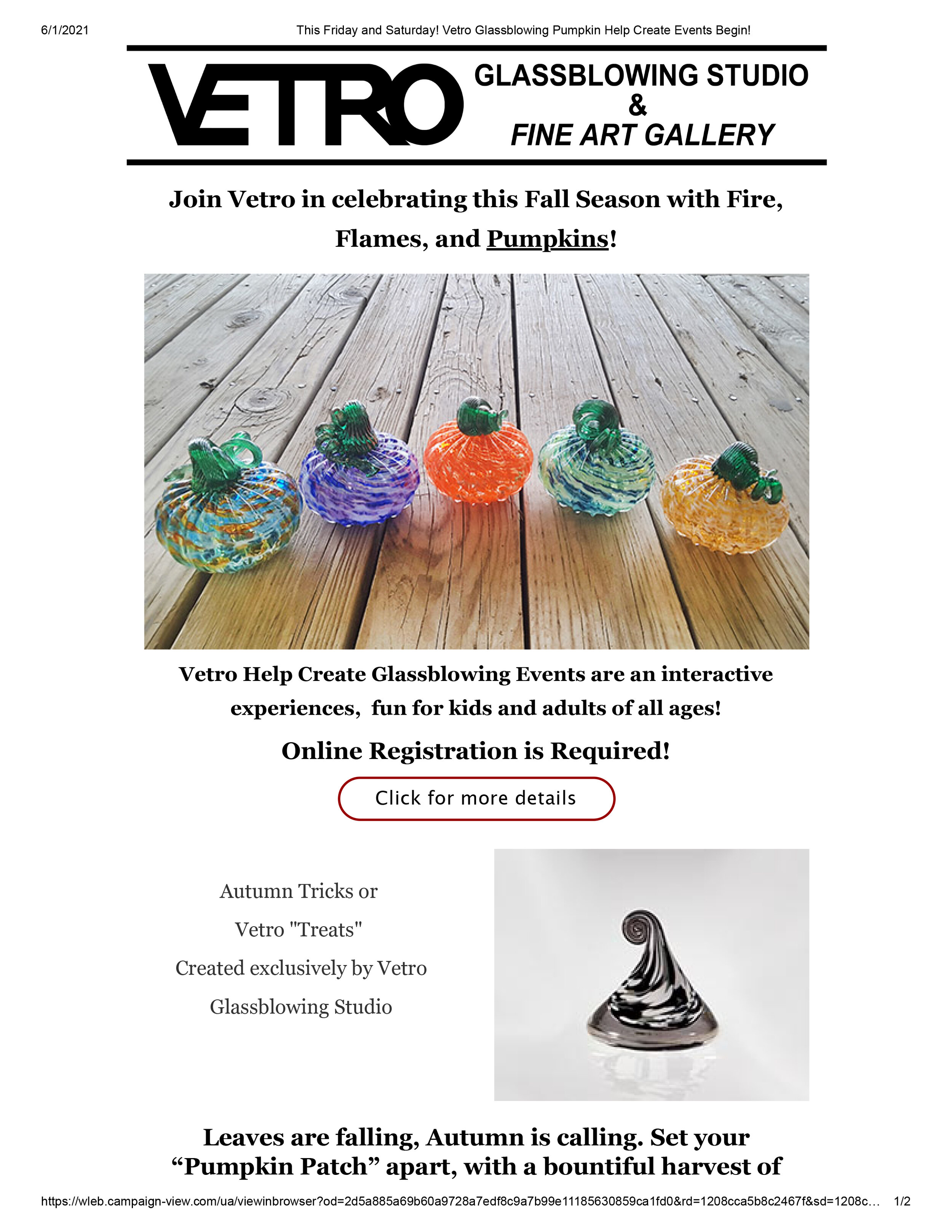 Email Campaigns -Vetro Glassblowing Studio - celebrating this Fall Season with Fire-1.jpg