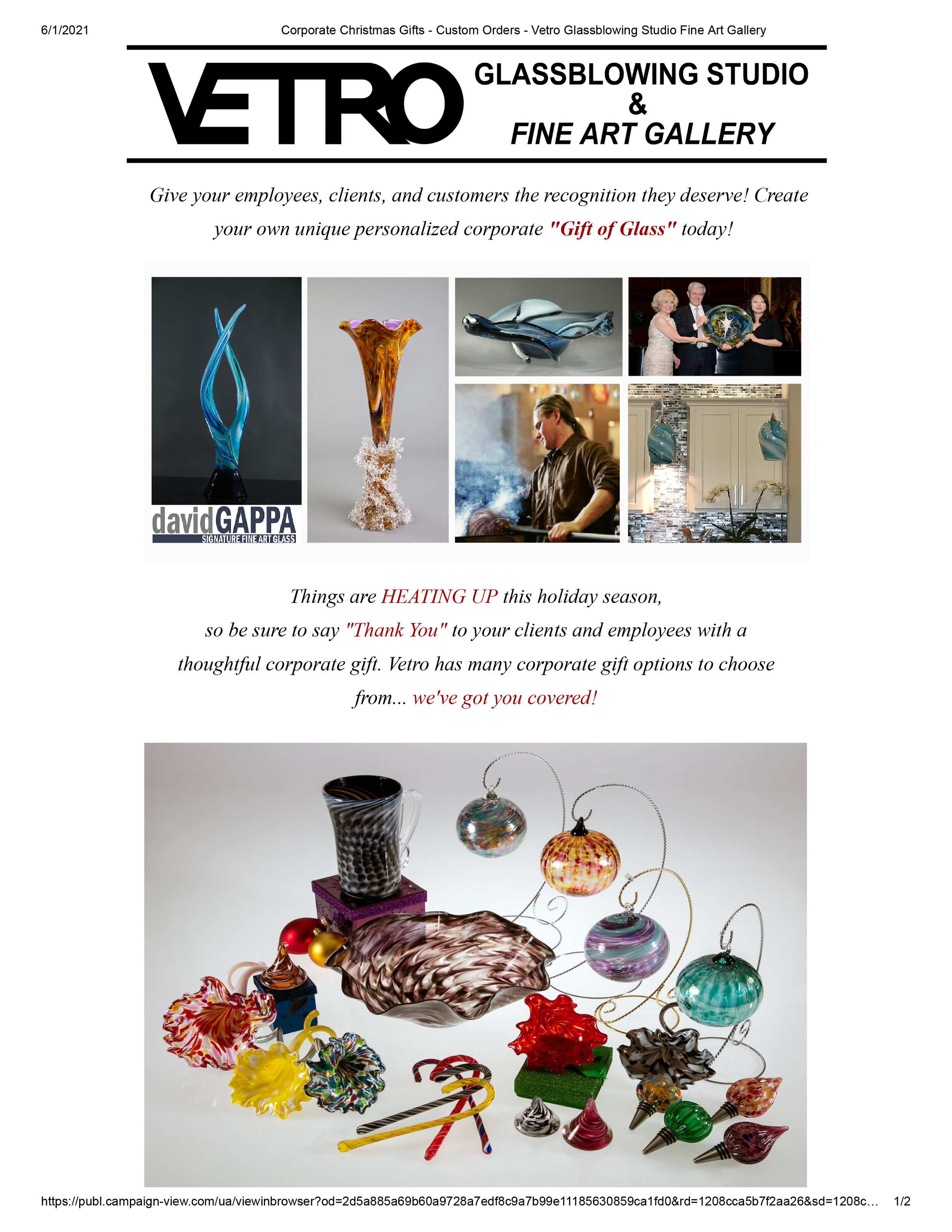 Email Campaigns -Vetro Glassblowing Studio - Things are HEATING UP this holiday season-1.jpg
