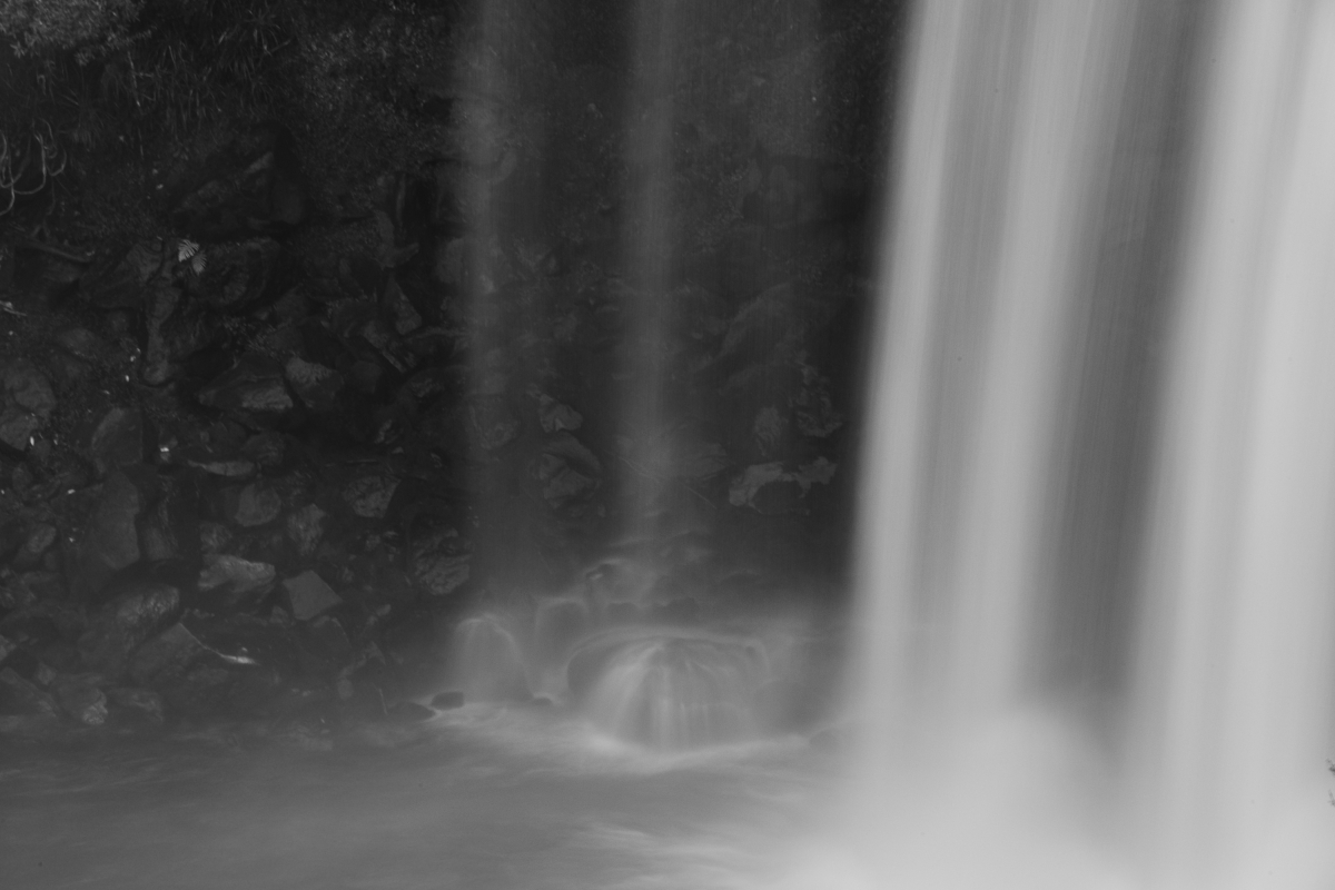 ABOVE The magnificent Rainbow Falls, Kerikeri, Bay of Islands. We filmed a lot of these falls, playing with speeds and abstracting the falling droplets for the music video.